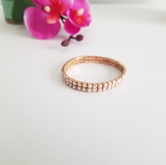 Pink stone fashion bracelet - Picture 6 of 6